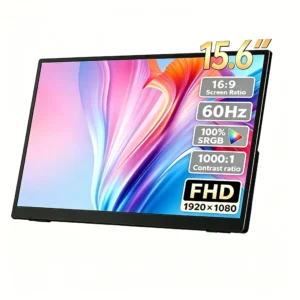 15.6 Inch 1080P Portable Monitor 16:9 Full Screen